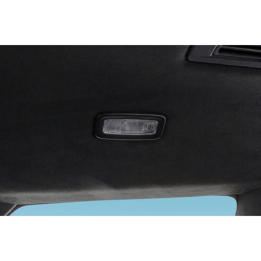For Cadillac XT6 2020-2022 Carbon Fiber Rear Reading Lamp Frame Cover Trim 2PCS