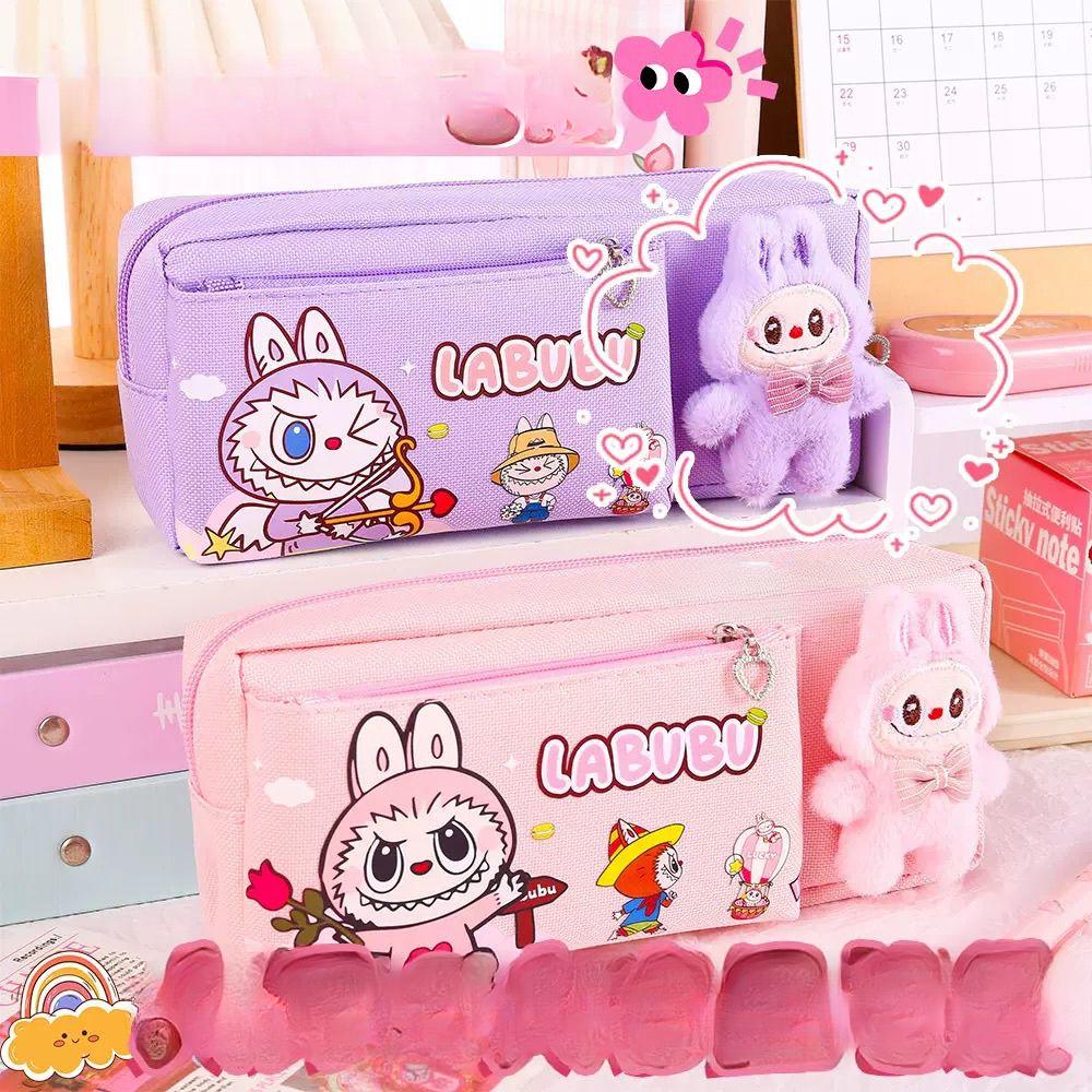 Cute Fashionable Large-capacity Pen Case for Students and Children, Multi-functional Pen Case