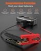 Portable Car Jump Starter 6000A with Air Compressor, LCD Display, LED Flashlight, -20℃ to 70℃