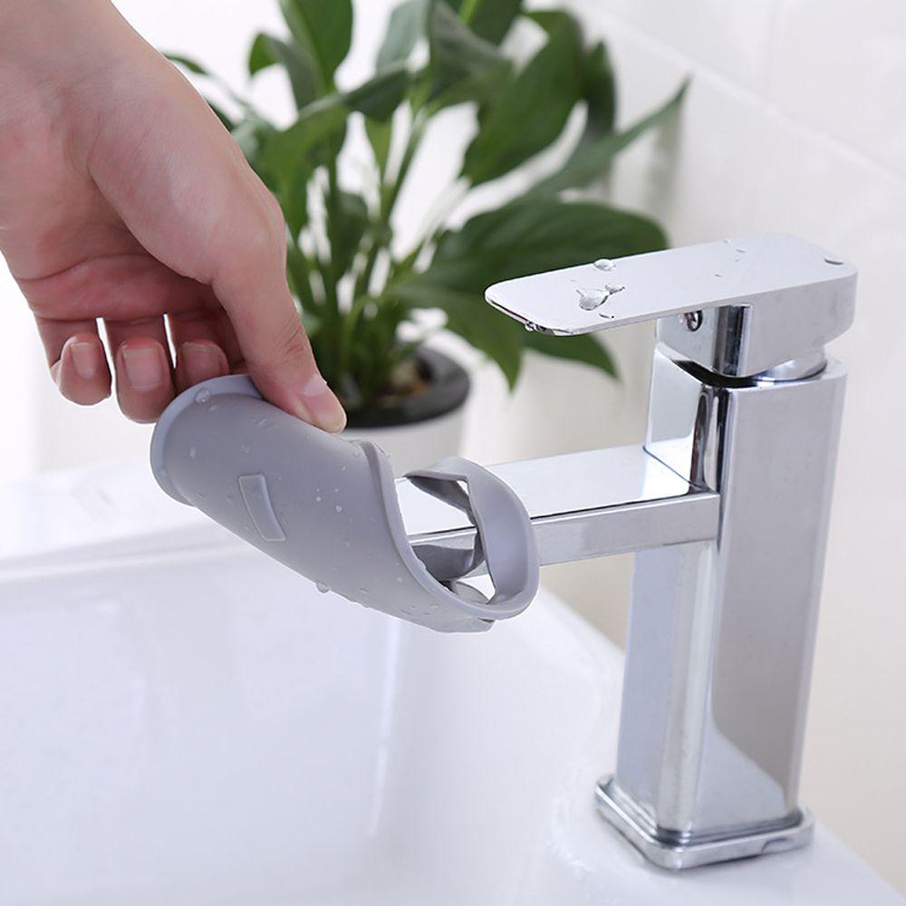 Water-saving Extension Lovely Faucets Water Nozzle Guide Vane Faucet Extender Tap Filter Children Rubber Kitchen Bathroom Tools