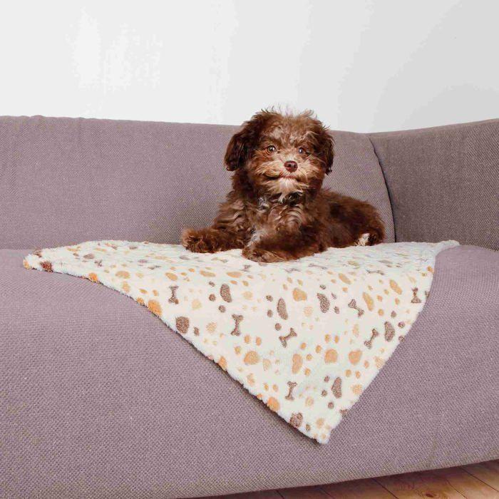Couverture - Lingo - 150x100 cm - Fibre polaire douce - Douillette - Protection meubles