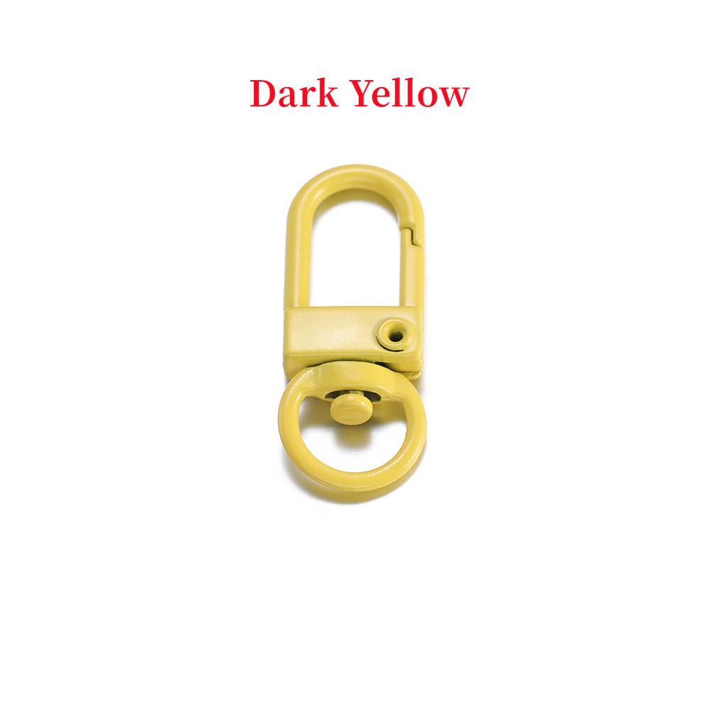 10pcs/lot 12*33mm Dog Buckle Zinc Alloy Bag Hook Buckle Key Ring Connectors For DIY Jewelry Making Supplies