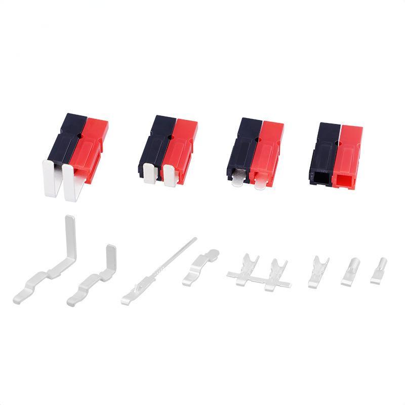 Connecteurs de Poteau d'Alimentation 15A 30A 45A Rouge Noir Assemblage Facile pour Batterie de Bateau Projets d'Entretien DIY Automobile
