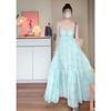 Waist Suspender Long Dress Temperament Super Beautiful Dress