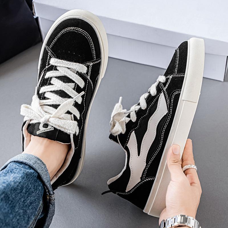 

Canvas men s shoes new boys versatile casual board shoes student cloth shoes sports black trendy shoes breathable 39