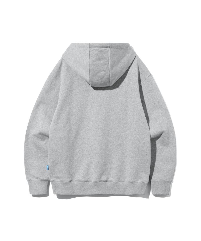 Unisex Small Logo Basic Hoodie [M-Grey] (Ubrlt82)