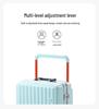 20-Inch Lightweight Aluminum Suitcase with Universal Wheels for Female Students