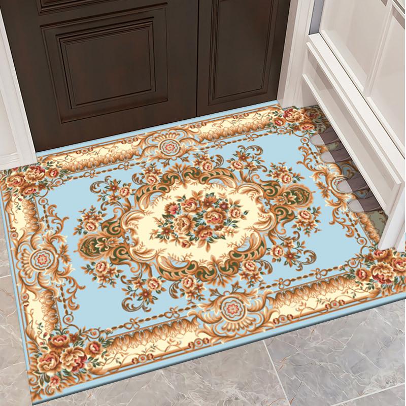 Entrance Door Mat Living Room Carpet Bedroom Bedside Carpet Retro Ethnic Style Hotel Homestay Carpet