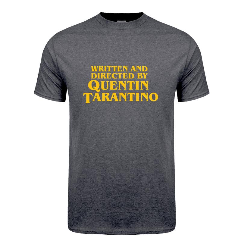 Written And Directed By Quentin Tarantino T Shirt Unisex Unisex T Shirts Summer Fashion Short Sleeve Unisexunisex Tshirt Oz418