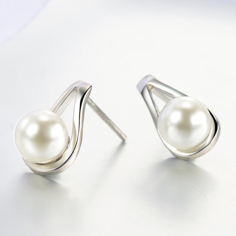 Female Stud Earrings Temperament, Female Happiness Ruyi Earrings Fashion Silver-plated Jewelry