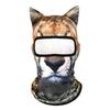 3D Katze Tier Ski Sturmhaube Skimaske mit Ohren, Geeignet für Musikfestivals, Raves, Ski, Halloween oder Party Outdoor
