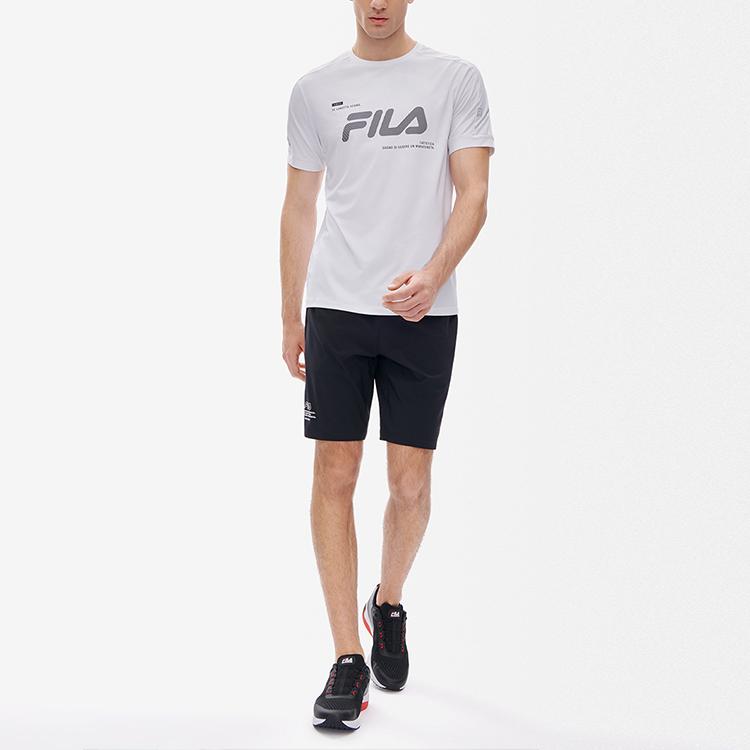 New FILA Athletics Set in Sleeve T Shirt Men's Jade White A11M232102F-WT