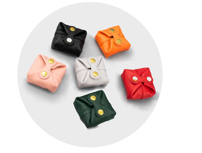 Soft Leather Mini Coin Purse - Cute Japanese & Korean Style for Earphones, Keys, Coins, Lipstick, & More