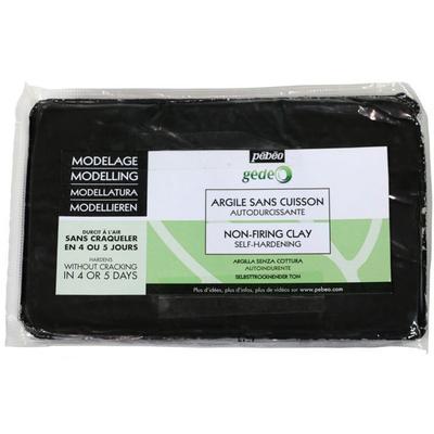 Modeling Clay - Gédéo - Self-hardening - 1.5 Kg - Black - Air-drying
