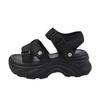 Daddy sandals women's platform 2025 summer new Korean version versatile small sports Velcro muffin Roman shoes