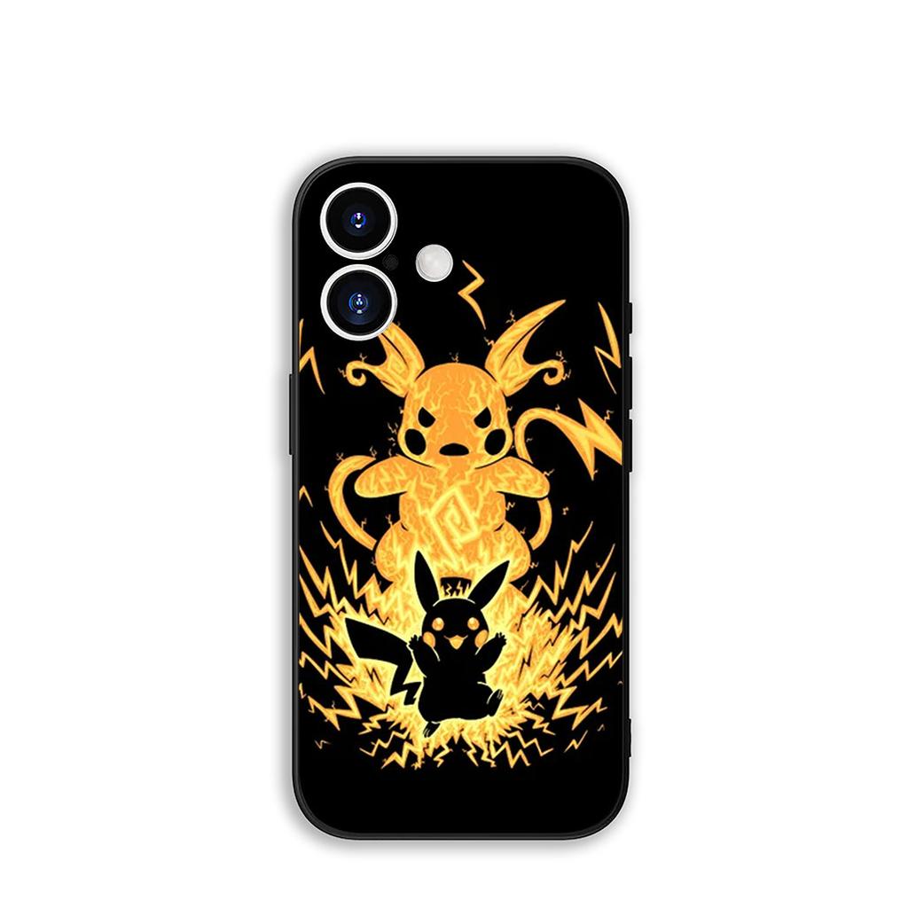 Phone Cover P-Pokemons GO Charmander P-Pikachus for Apple iPhone 16 15 14 Plus 13 12 Mini 17 Pro Max + ProMax 16E Air 15+ Case