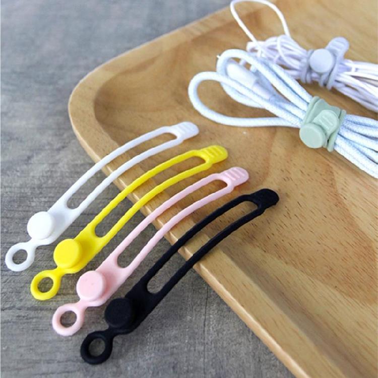 Quick Release Silicone Cable Straps Elastics Cord Organizers For Electronics Tangles Prevention