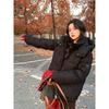 Winter Short Down Jacket Women Loose Fit Thickened Warm Puffer Coat Casual Parka