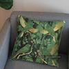 2D Stylish Birds And Leaves Pattern Pillow Cover Pattern Cushion Cover Suitable For Sofa Bedroom Car Pillow Cover