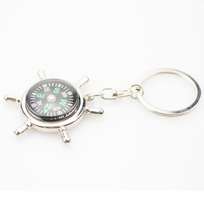 Creative Compass Pendant Car Keychain Purse Bag Key Ring Men Women Ornament