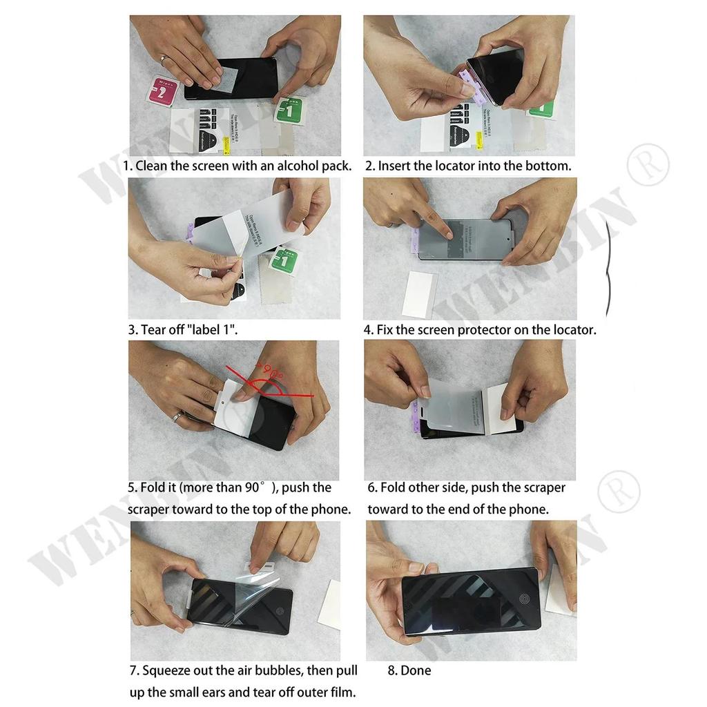 5 Pcs Hydrogel Film For Honor Magic 8 7 6 5 Pro Lite 500 400 300 200 Pro Lite X9A X8A X8B X9 X8 Full Cover Screen Protector2