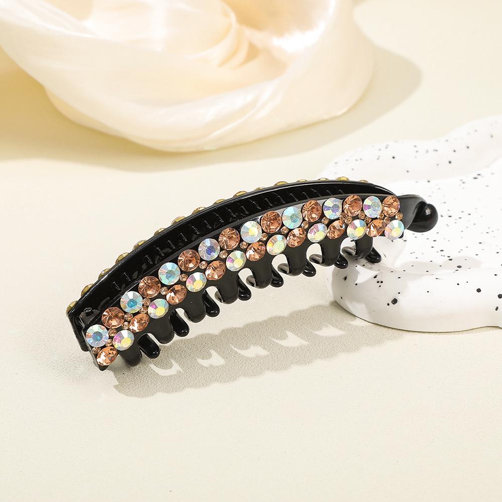 Rhinestone Twist Clamp Hair Clips Barrettes Hairpin Pea Clip Hairclip Lovely Hair Accessories
