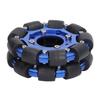 Robot Omnidirectional Wheel Omni Wheel 4in Omnidirectional Aluminium Alloy Hub Component Part for Robot  DIY