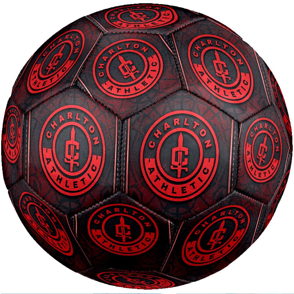 Charlton Athletic FC Size 5 Standard Football Durable Training Match Soccer Ball for Adult Outdoor Sports