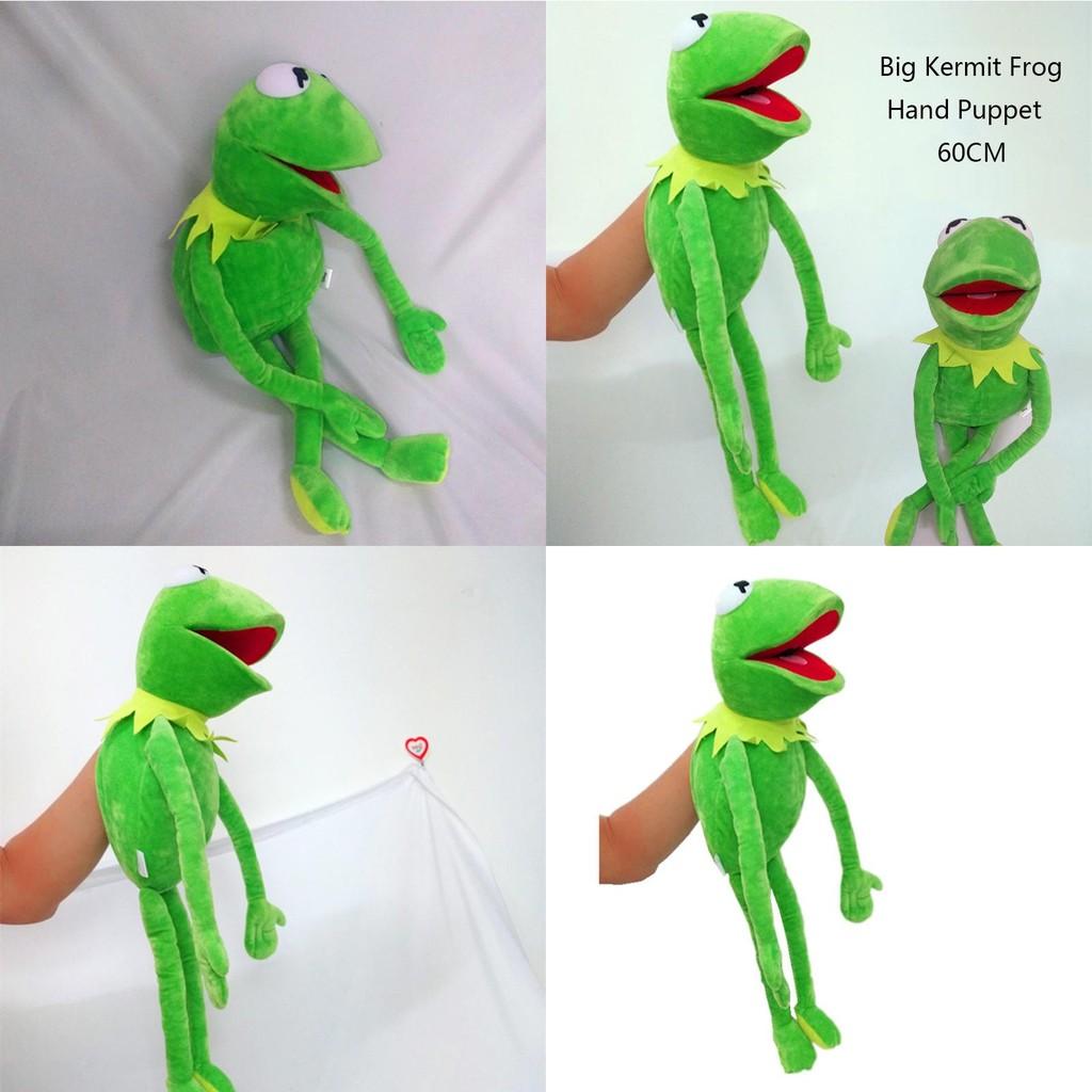 Charming 60cm Kermit The Frog Plush Hand Puppet Ideal For Kids Christmas Gifts