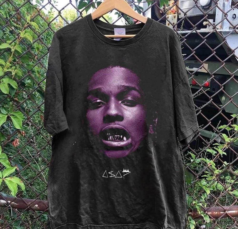 Классическая хлопковая мужская футболка ASAP Rocky, все размеры, 20D187.1, унисекс XXXL