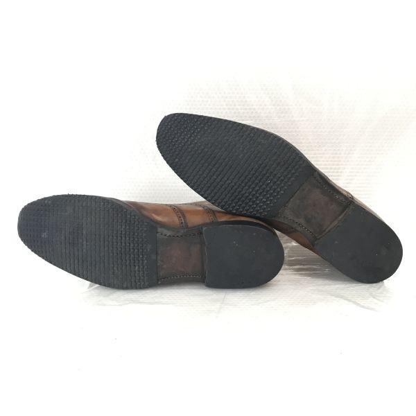 Church's 4 Cities Vintage Full Brogue Wingtip Schuhe 9.5F 28cm Braun(GEBRAUCHT)