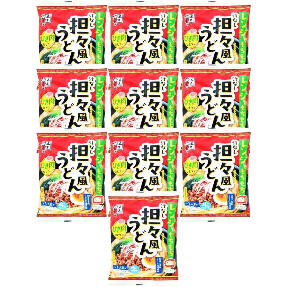 Itsuki Foods Microwave-safe Chewy Dandan-Style Udon Noodles (226g, 10 pieces) (Microwave safe) (Stores at room temperature)