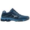 Mizuno Wave Voltage Sports Casual Non-Slip Wear-Resistant Low-Top Training Shoes Men sneaker Blue V1GA216021