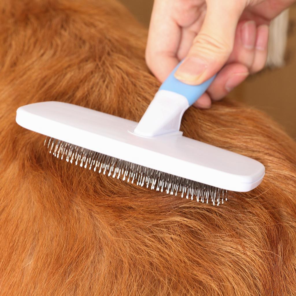 New pet products, stainless steel needle comb, cat and dog hair removal comb, hair removal and knot smoothing brush