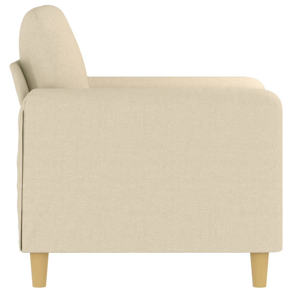 Cream Armchair 60 Cm Fabric