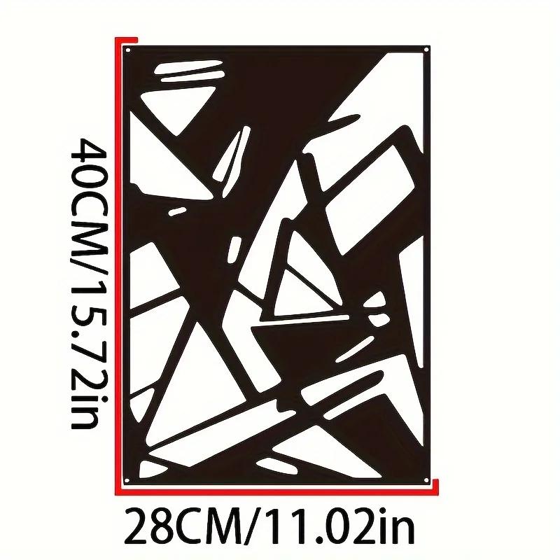 Abstract Metal Wall Art - Minimalist Single Line Sculpture for Modern Stylish Wall Display