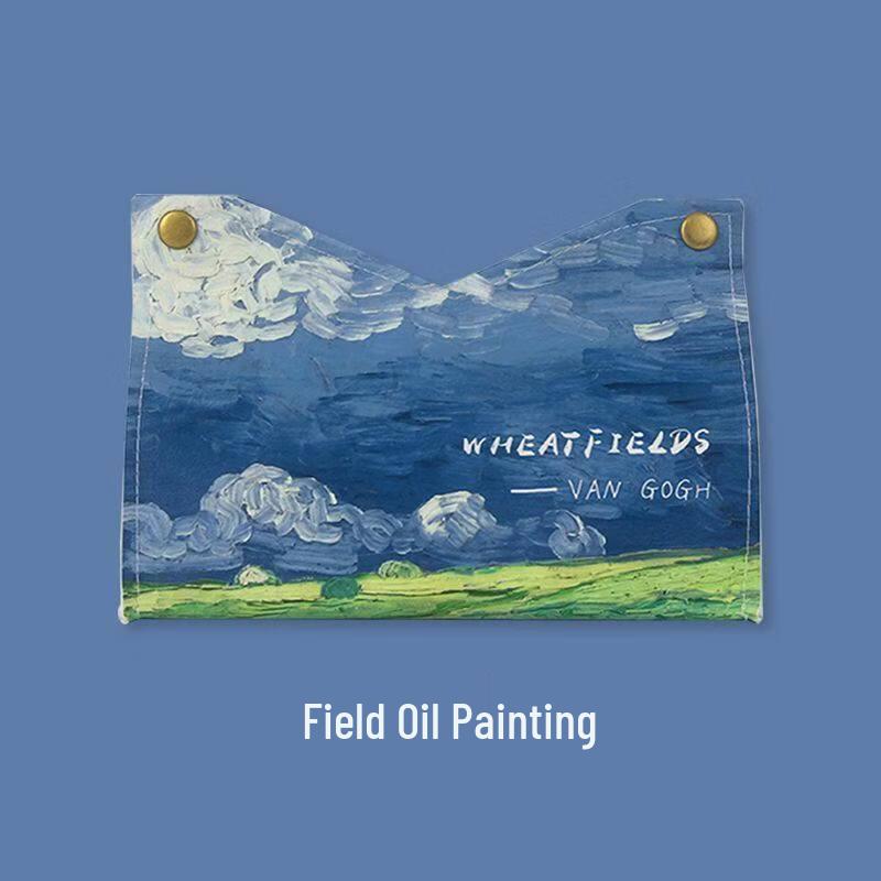 LIEIins Oil Painting Style Tissue Box