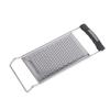 Stainless Steel No Skid Bottom Flat Grater Handheld Garlic Grater Kitchen Gadget for Ginger Soft Handle Kitchen Tools Gadgets