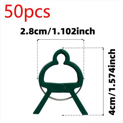 10/50pcs Horticultural Butterfly Orchid Garden Set Tomato Plant Clip Plastic Fixing Clip Horticultural Tool Clip