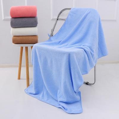 Coral Velvet Bath Towel Adult Household Absorbent Honeycomb Pineapple Grid Men's and Women's Bath Towel Activity Gift Set