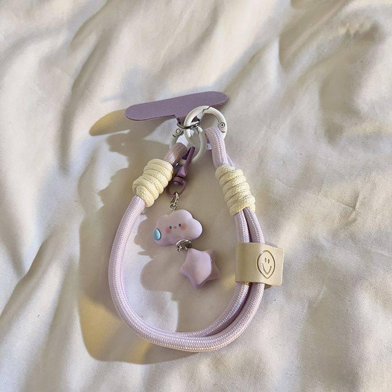 Hobby Cartoon Cloud Phone Lanyard & Backpack Pendant for Students - Blue