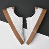 Fashion Plus Size 36-49 Men Casual Shoes Genuine Leather Mens Shoes Comfortable Sneakers Man Loafers Breathable High Quality White Shoes