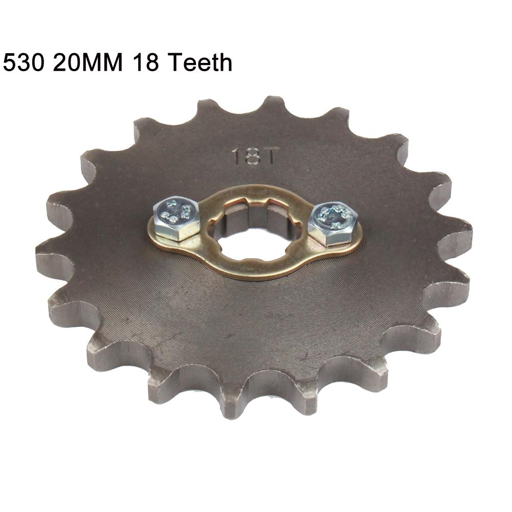 530 Chain 20mm 10 11 12 13 14 15 16 17 18 19 20 21 Teeth Front Engine Sprockets For 200 250cc Dirt Bike ATV Quad Buggy Motorbike
