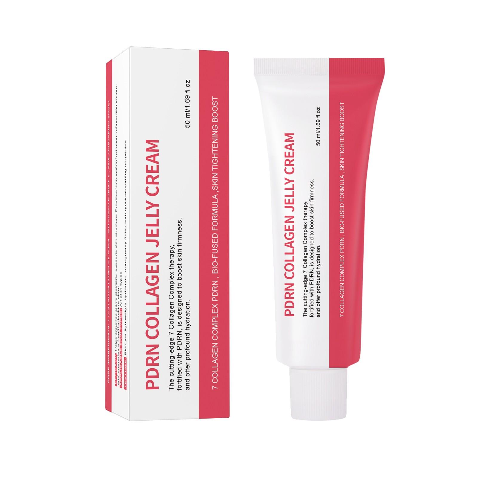 

Крем коллагеновый омолаживающий Бакучиол Ретинол Улучшает эластичность кожи Нежный и не раздражающий для лица 50 мл One Size розовый