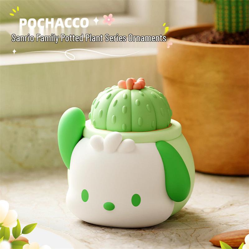 Genuine Sanrio Cinnamoroll, My Melody & Kuromi Figure Blind Box - Trendy Cartoon Ornament & Decor.