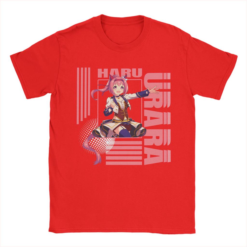 Haru urara 4 Unisexs T Shirts  Hipster Tee Shirt Short Sleeve O Neck TShirts Cotton Plus Size Clothing