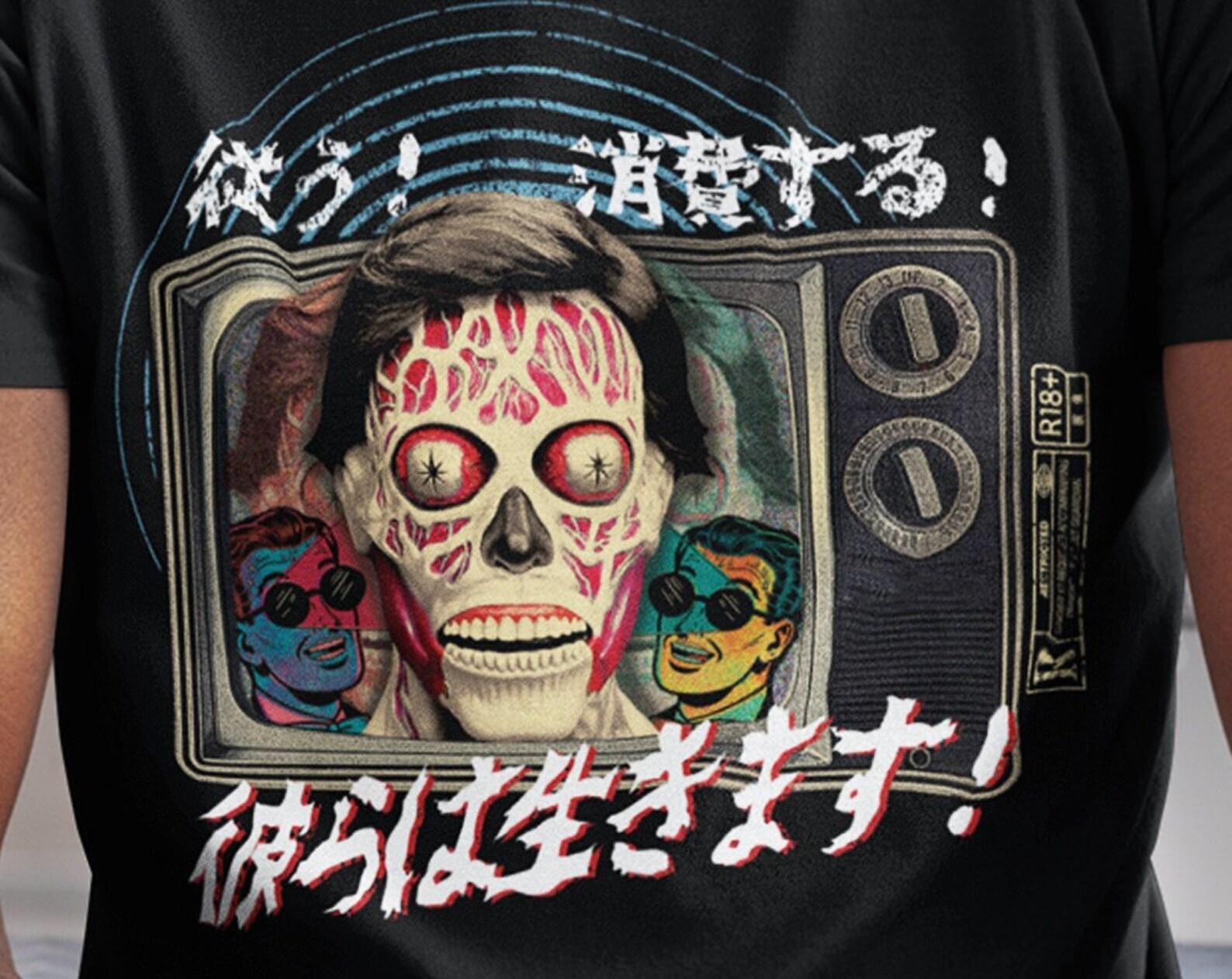 THEY LIVE! Brainwashed Horror T-shirt 2XL