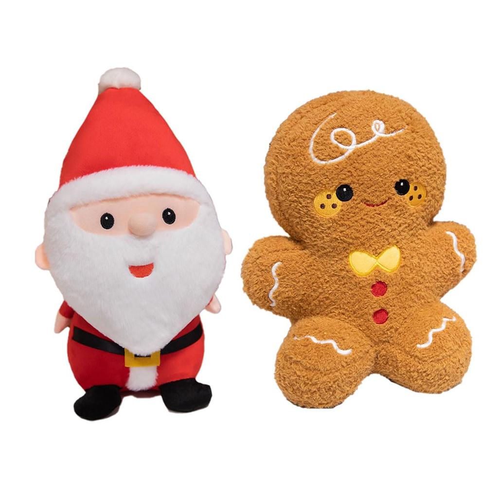 iikuru Christmas Plush Toy Set of 2, Ornament, Doll, Christmas Gift Set