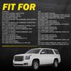 2x Maçaneta Externa Traseira Esquerda e Direita Compatível com Chevy Silverado Suburban Tahoe 2015-22 V