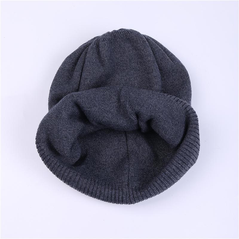Large Head Circumference Winter Warm Knit Hat for Women, Autumn and Winter Korean Style Postpartum Winter Maternity Beanie